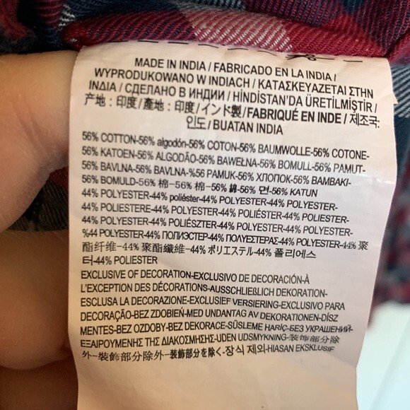 Vans Checkered Plaid Button Down Shirt Sz XL - Picture 6 of 6